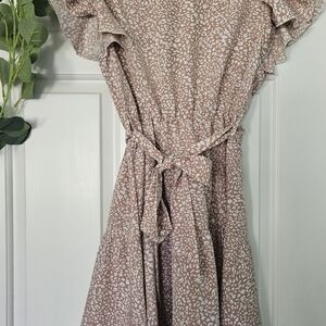 SHEIN Pink Floral Mini Dress